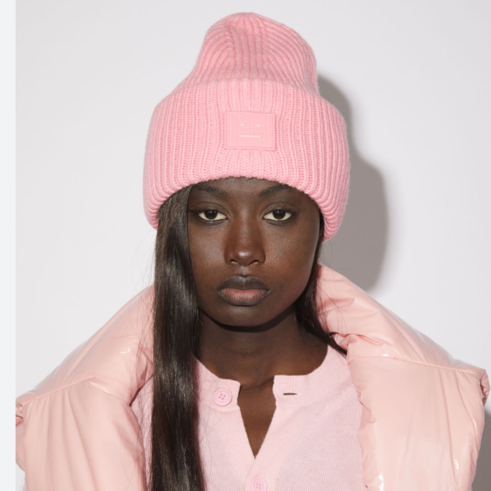 Acne Studios Pansy Pink Beanie